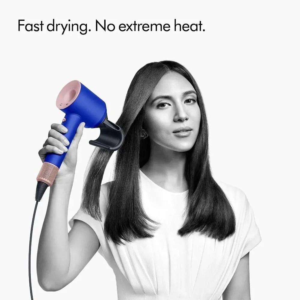 Dyson Airwrap HS09 Co-anda 2x Multi-Styler & Dryer + Supersonic Hair Dryer Q4 Gift Edition Blue HD07 + Airstrait Hair Straightener Blush Pink HT01 Bundle (603001000013765 + 603001000013314 + 603001000013763)