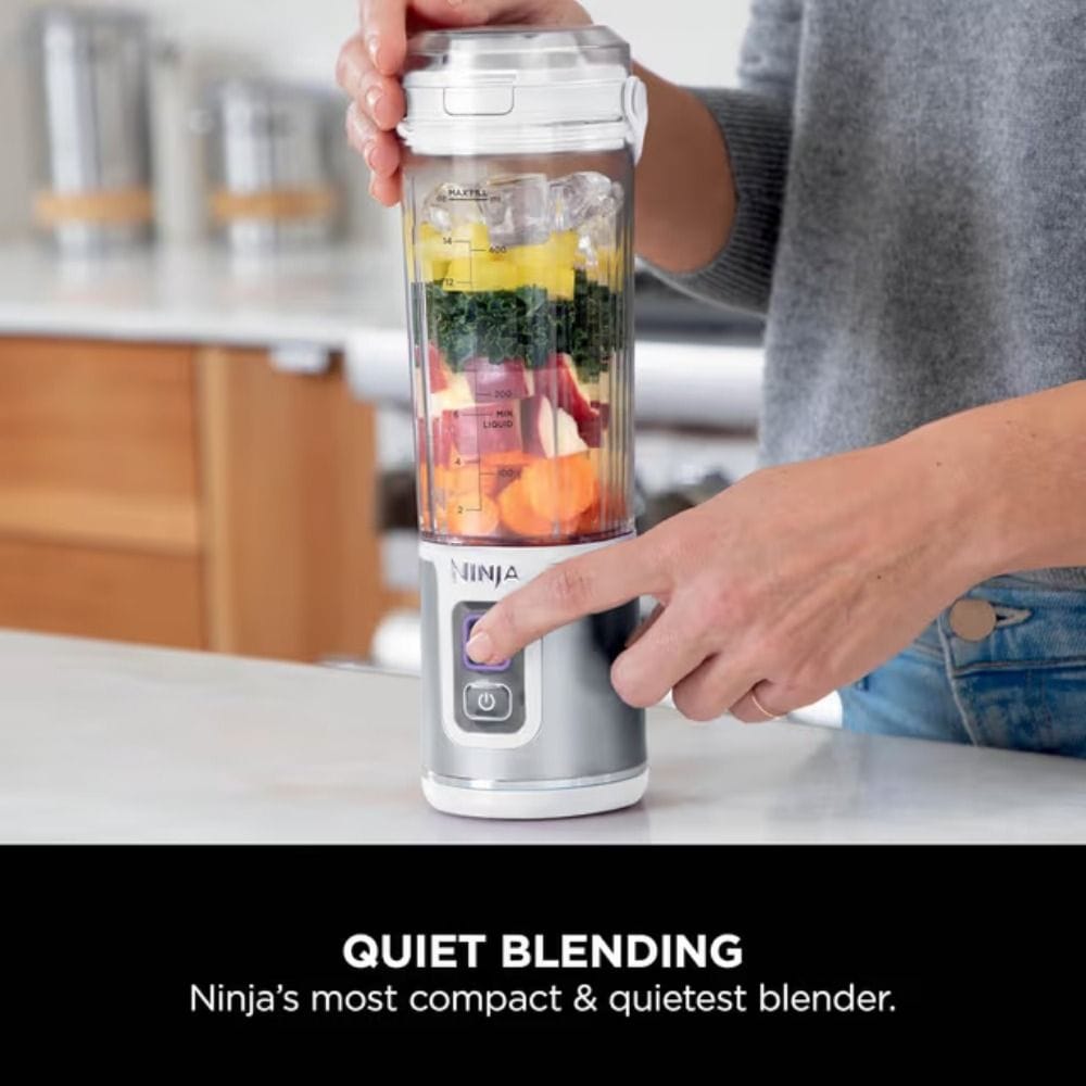 Ninja Blast Portable Blender, 530ml, USB-C Rechargeable, BlastBlade Technology | Grey