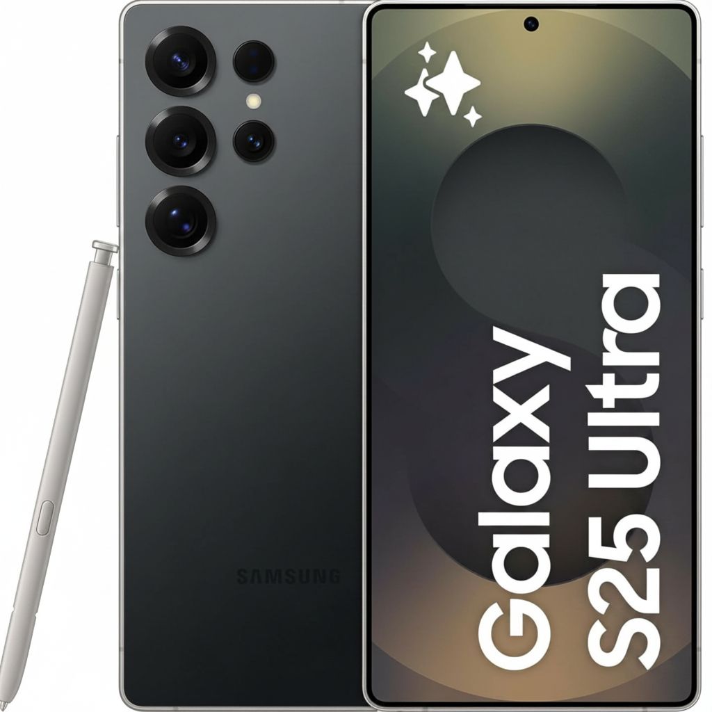 Samsung Galaxy S25 Ultra AI Smartphone - 256GB, 12GB RAM, 200MP Camera | Titanium Black