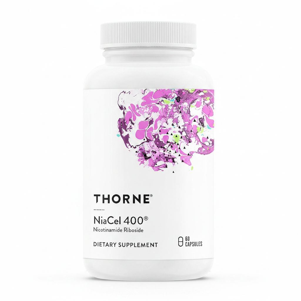 Thorne NiaCel 400 - Vegan NAD+ Supplement for Healthy Aging & Energy