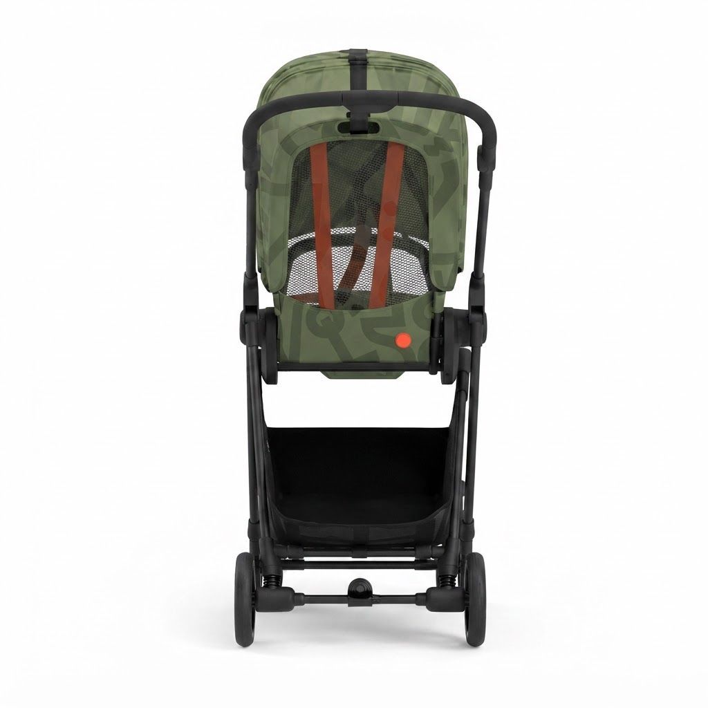 Cybex Gold Melio Street Ultra-Lightweight City Stroller, Effortless Handling, Premium Comfort, Ideal for Crowded Sidewalks and Public Transport, Newborn to 3 Years | Olive Green 