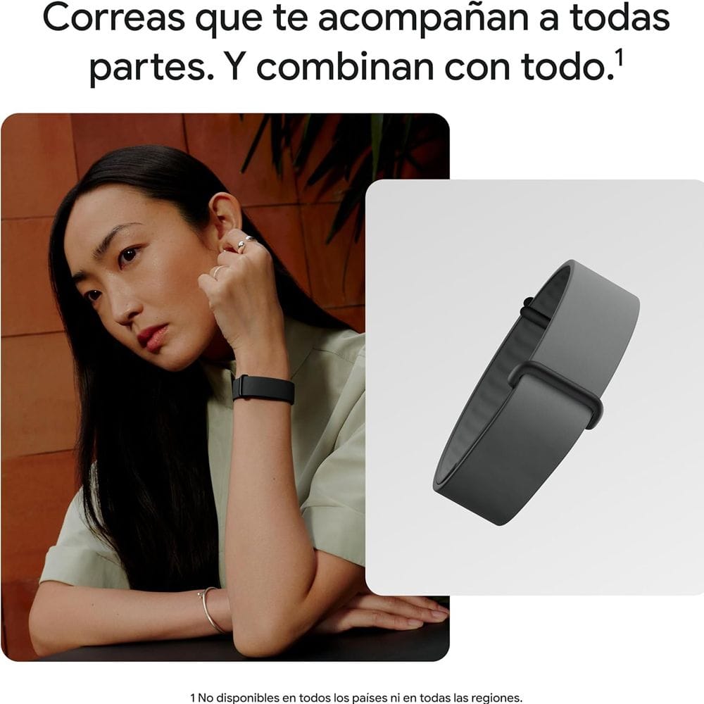 Google Fitbit Air Screen-Free Fitness Tracker, Heart Rate & Sleep Tracking, AI-Powered Health Coaching, iOS & Android Compatible | Raspberry Red - GA11016-EU