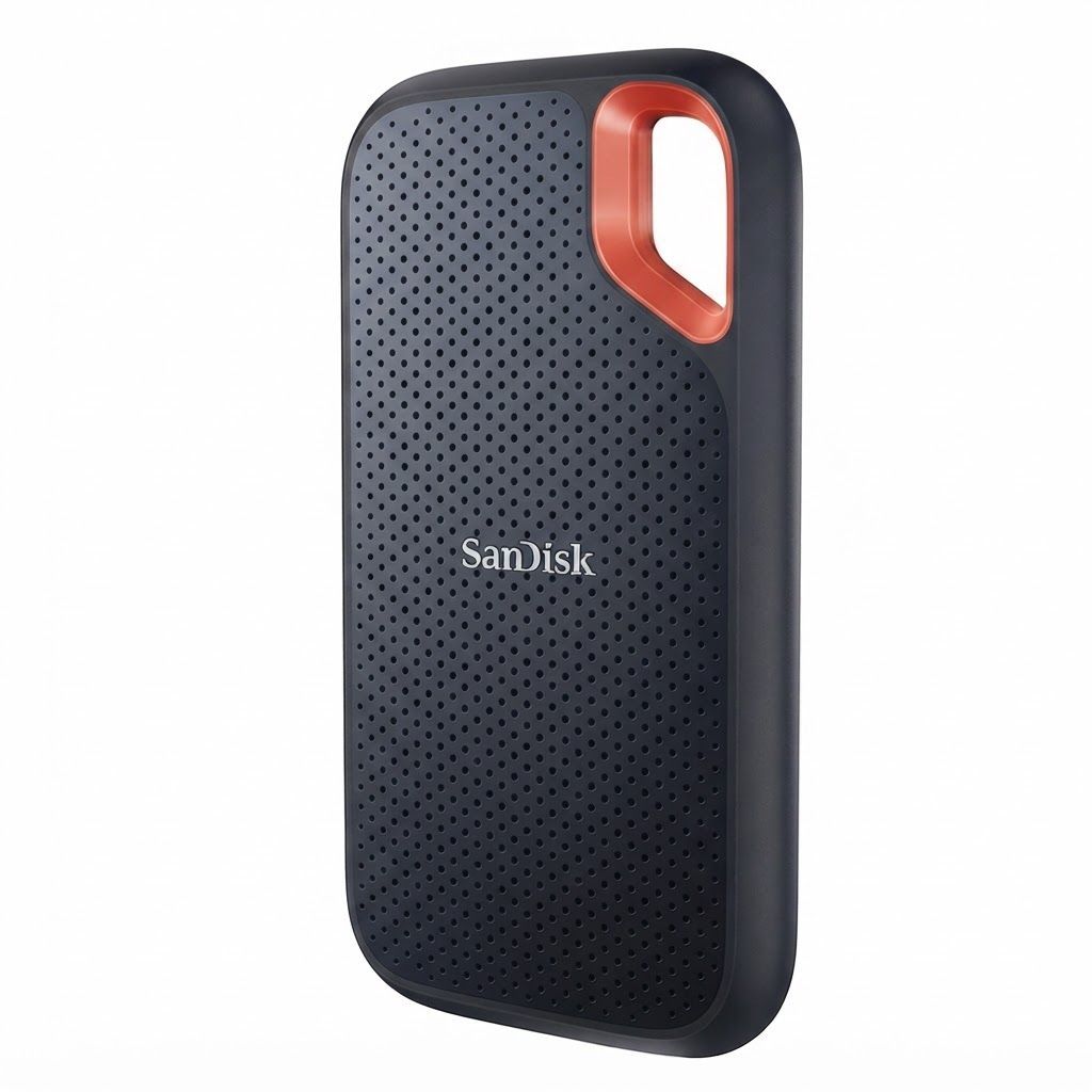 SanDisk 1TB Extreme Portable SSD - USB 3.2 Gen 2, Up to 1050MB/s, IP55 Water/Dust Resistant