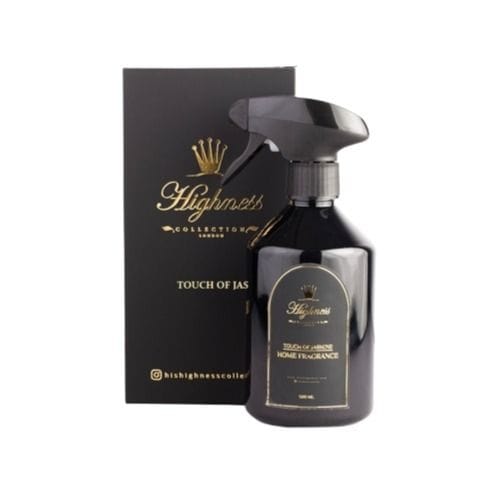 His Highness Touch of Jasmine Home Fragrance Spray, Long Lasting Jasmine Home Air Freshener, Luxury Room & Office Perfume Spray | 500ml