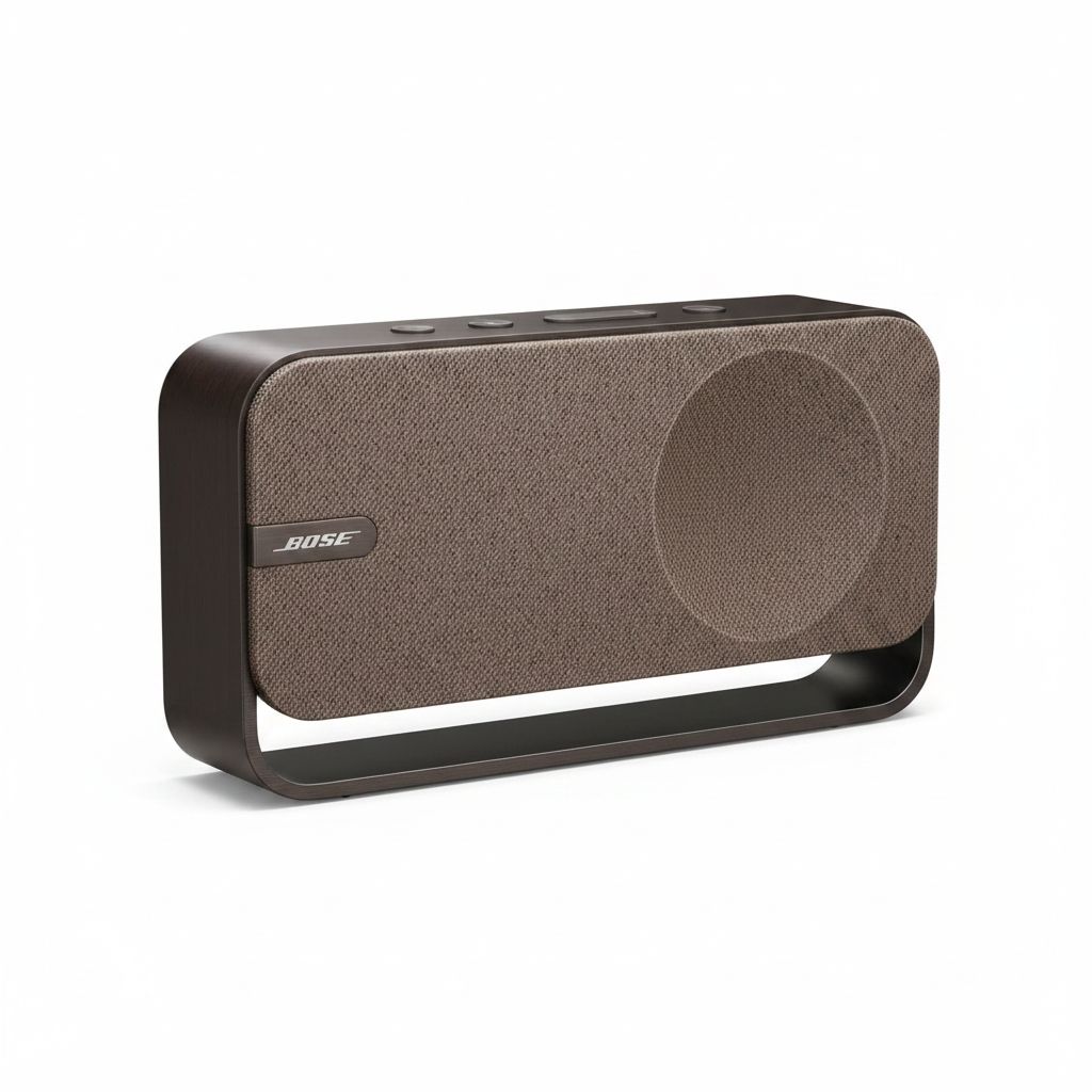 Bose SoundLink Home Bluetooth Speaker, Premium Portable Sound, Wireless Bluetooth Connectivity, Wood Finish, Compact Design - Warm Wood