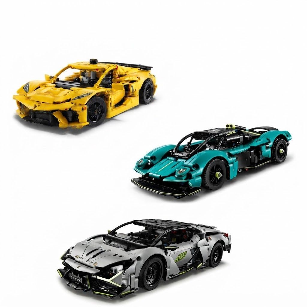لعبة بناء ليجو تكنيك فيراري FXX K - طقم نموذج سيارة فيراري حمراء أيقونية للأطفال والكبار، من عمر 10 سنوات فما فوق