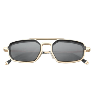 Doppe Sunglasses Agape Gold, Premium Acetate and Aluminum Frame with UV 380-400 Protection
