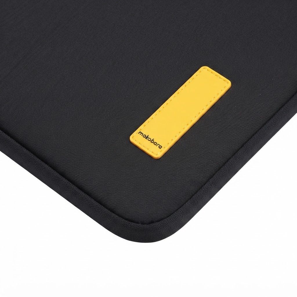 Mokobara Aisle Laptop Sleeve, 15.6 Inch MacBook & Laptop Case, Aerology Nylon, Lightweight | Black