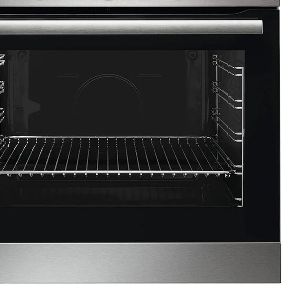 AEG 60cm Built-In Gas Oven, 55cm Depth, Gas Cooking, Integrated Kitchen Design, Stainless Steel Finish | BGB101011M