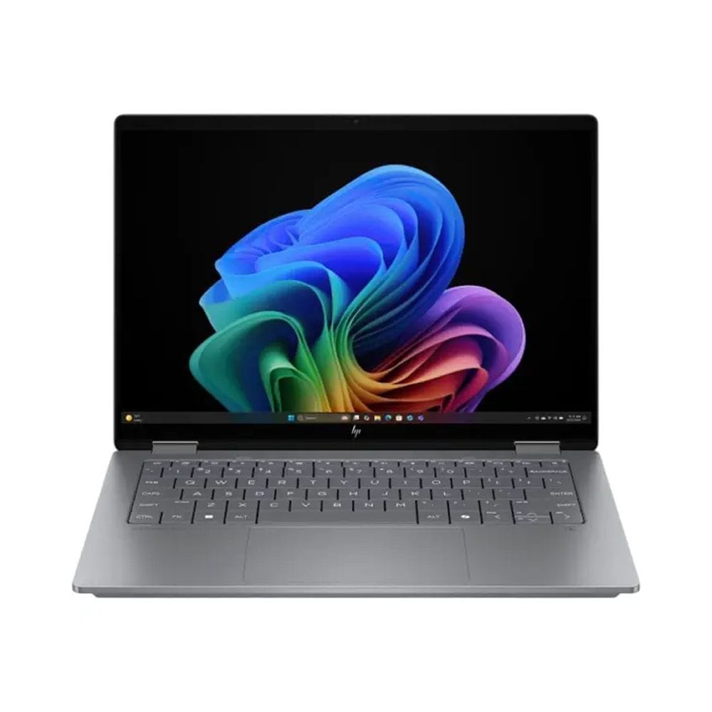 HP 14-Inch OmniBook X Flip 2-in-1 AI Laptop - 3K OLED Display, AMD Ryzen AI 7 350, 32GB RAM, 1TB SSD, English Keyboard, Windows 11 | Silver - CA8K0EA
