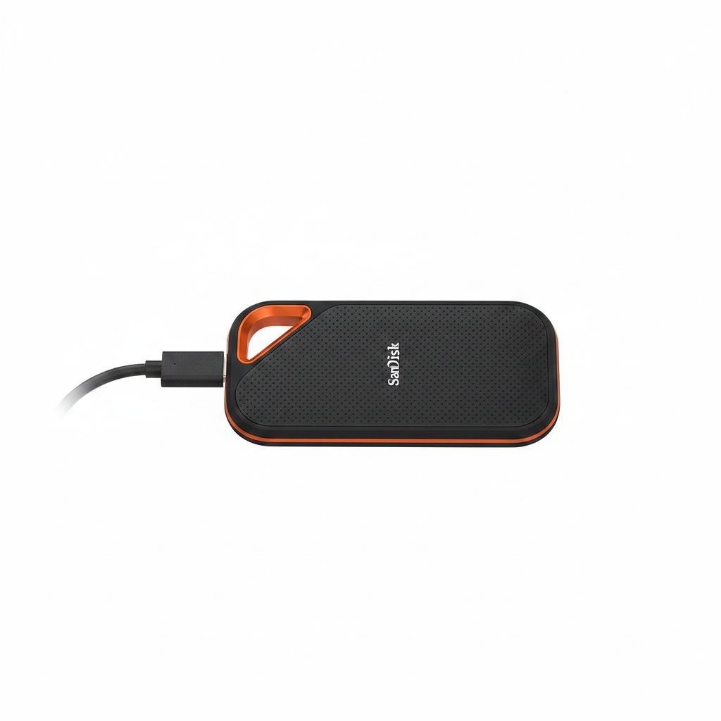 SanDisk Extreme Pro Portable SSD 1TB USB 3.2 Gen 2x2 - Black 