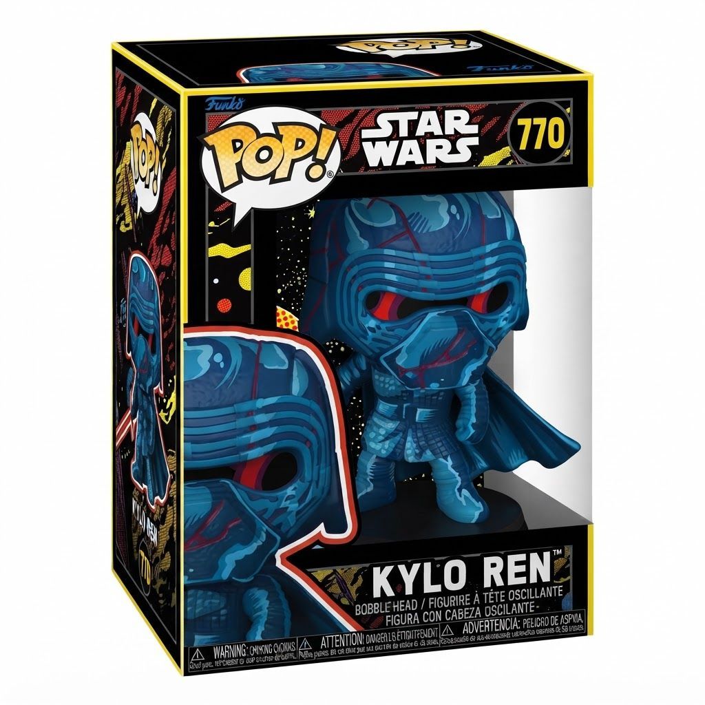 Funko Pop! Star Wars Episode 7 Kylo Ren Retro Vinyl Figure - Official 3.75-Inch Collectible Toy