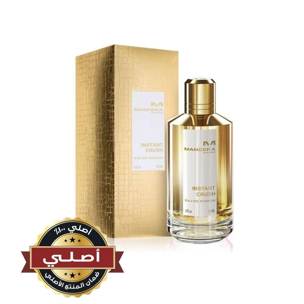 Mancera Instant Crush Eau de Parfum Unisex, Oriental Floral Fragrance with Saffron, Rose, Amberwood, Vanilla & Oakmoss - 120ml