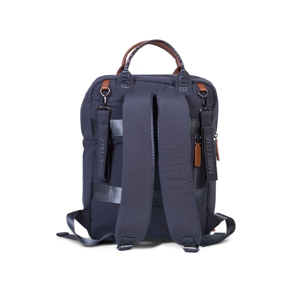 Childhome Signature Urban Family Club Backpack, Large Capacity, 11 Compartments, Insulated Pockets, Changing Mat Included - Dark Gray