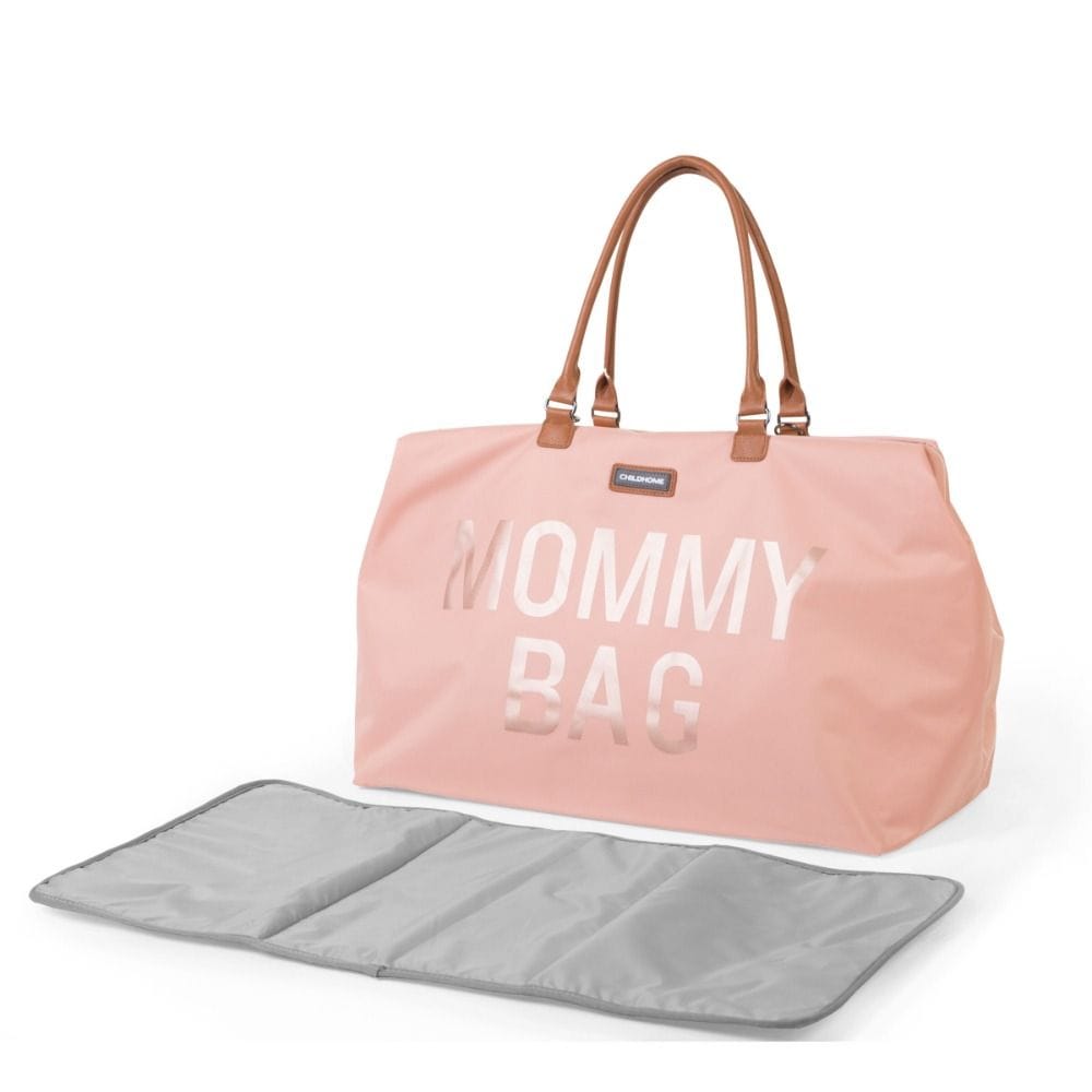 Childhome Big Mommy Bag, Multi-functional, Full Of Accessories, Ultra Practical, Large Capacity, Easy To Clean - Pink