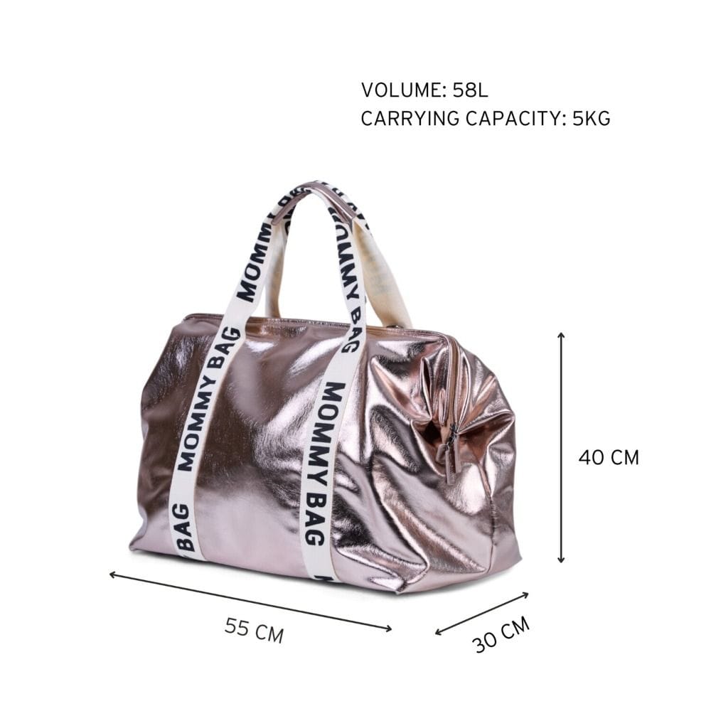 Childhome Signature Mommy Bag, Special Zipper, Original Belgian Design, Easy To Clean - Signature Party