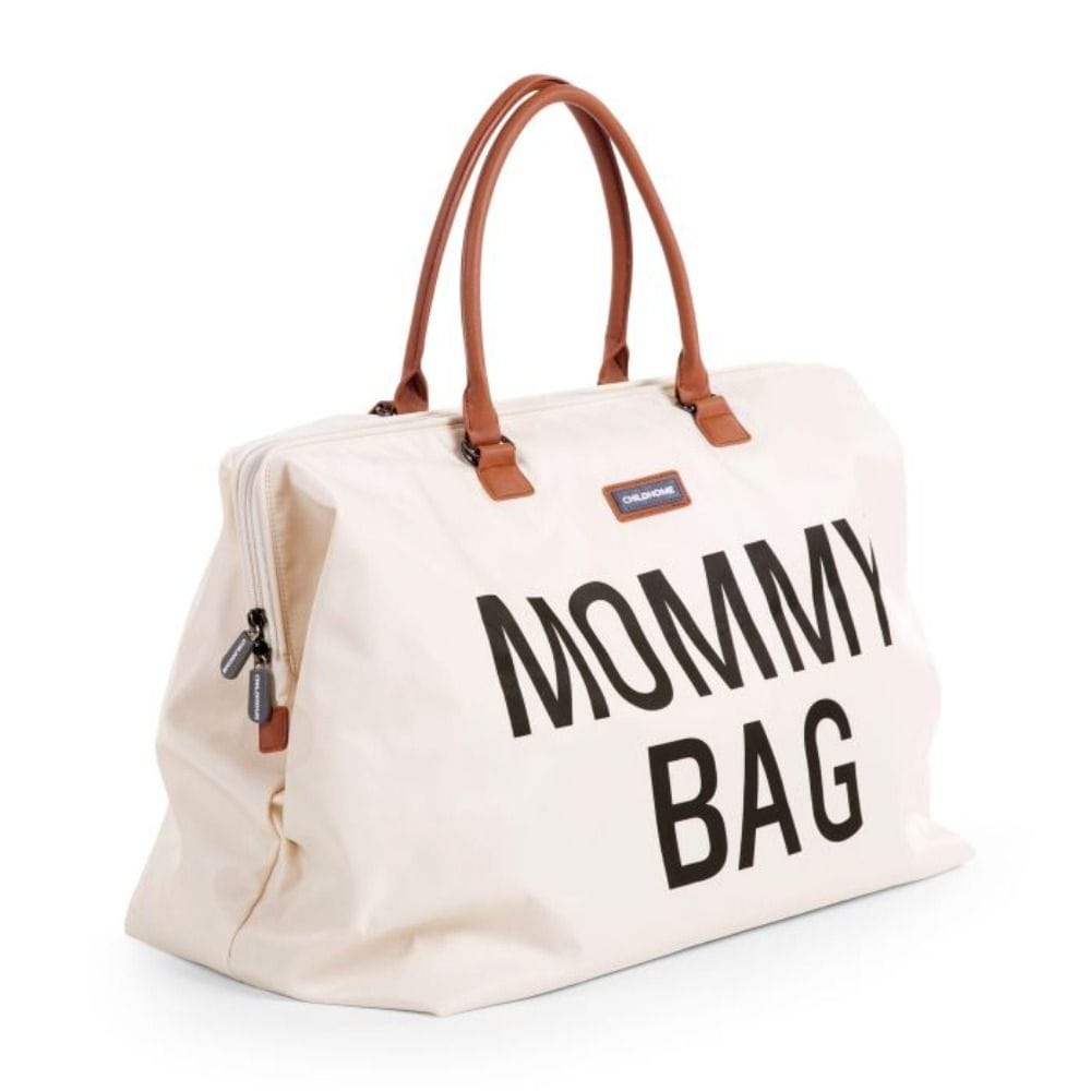 Childhome Big Mommy Bag, Multi-functional, Full Of Accessories, Ultra Practical, Large Capacity, Easy To Clean - Off-White