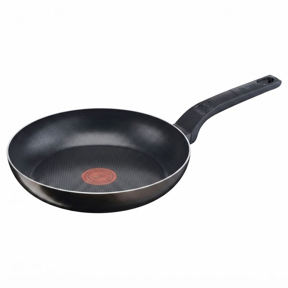 Tefal Easy Cook & Clean 30cm Frypan, Titanium Non-Stick Coating, Thermo-Signal Heat Indicator, Even Heat Distribution | Black - B5540702