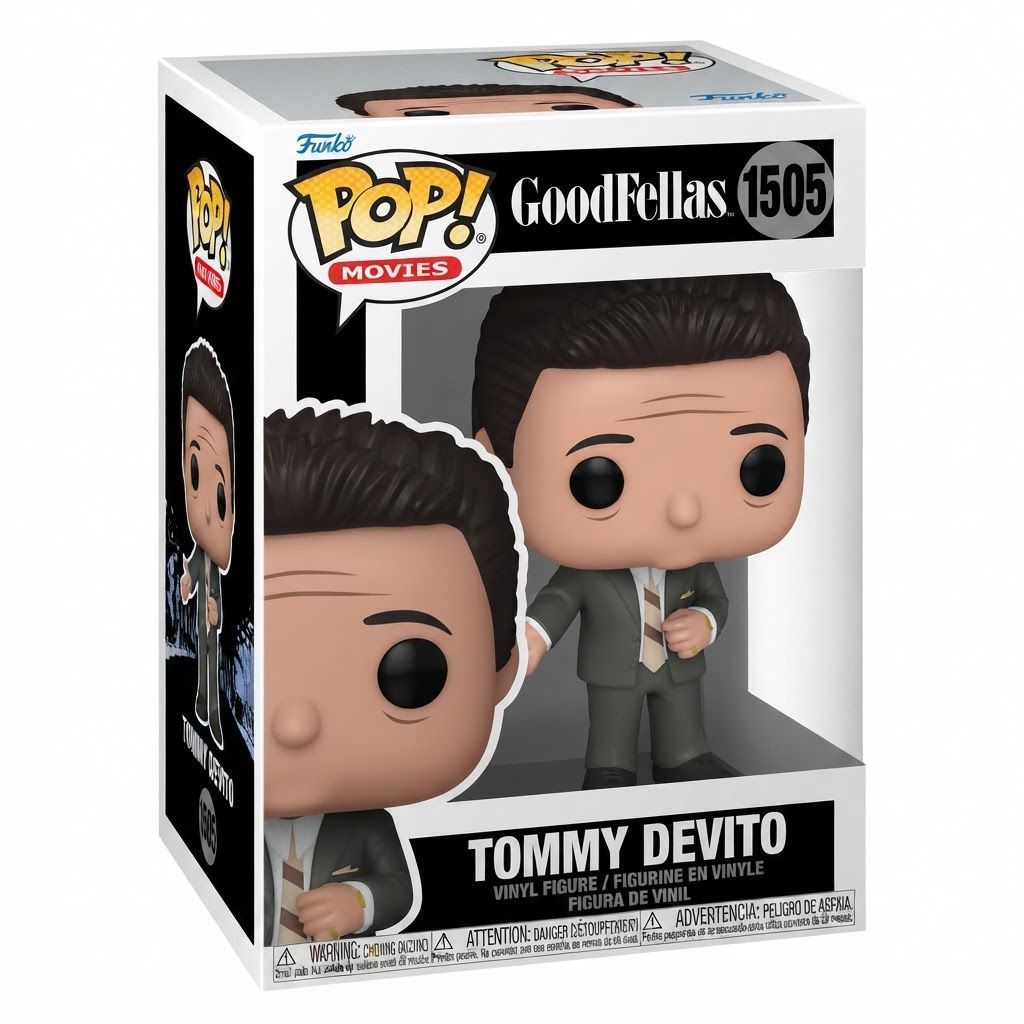 Funko Pop! Movies: Goodfellas Tommy DeVito Vinyl Figure #1279 - Collectible 3.75-Inch Action Figure
