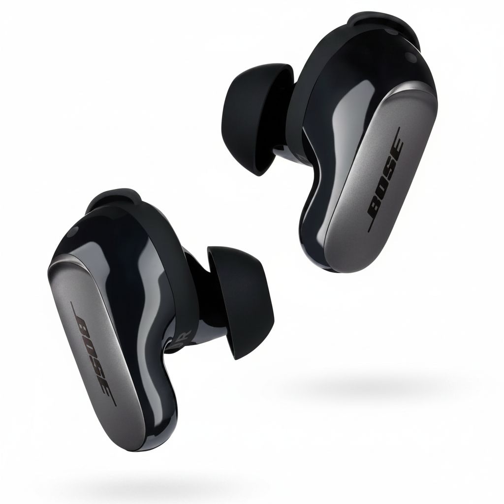 Bose QuietComfort Ultra Wireless Earbuds, Noise Cancelling, Spatial Audio, Bluetooth, Premium Sound - Black