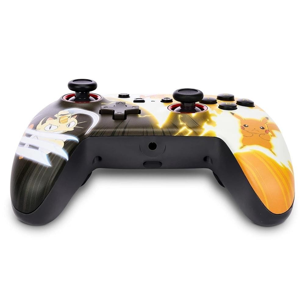 PowerA Enhanced Wired Controller for Nintendo Switch, Pokemon Pikachu vs Meowth Edition, 3.5mm Audio Jack, Mappable Advanced Gaming Buttons | 617885006012