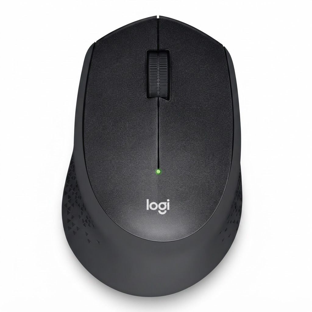 Logitech M330 Silent Plus Wireless Mouse - Ergonomic Optical Mouse with Silent Touch Technology
