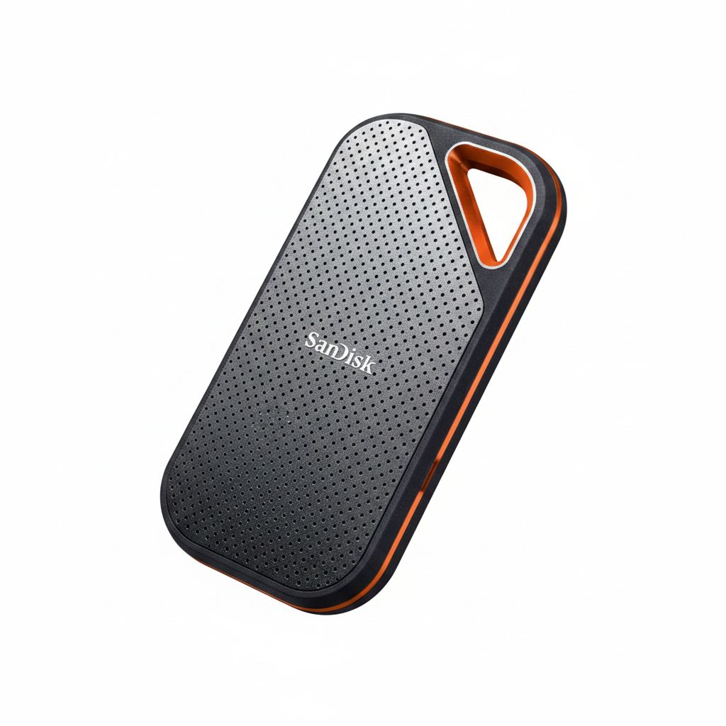 SanDisk Extreme Pro Portable SSD 1TB USB 3.2 Gen 2x2 - Black 