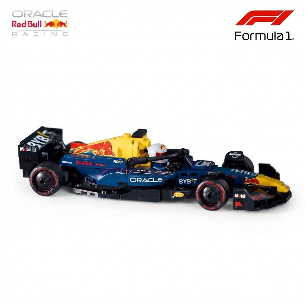 LEGO Speed Champions Oracle Red Bull Racing RB20 F1 Race Car - 2024 Formula 1 Model Building Formula 1 / Red Bull Racing, 1x F1 Driver