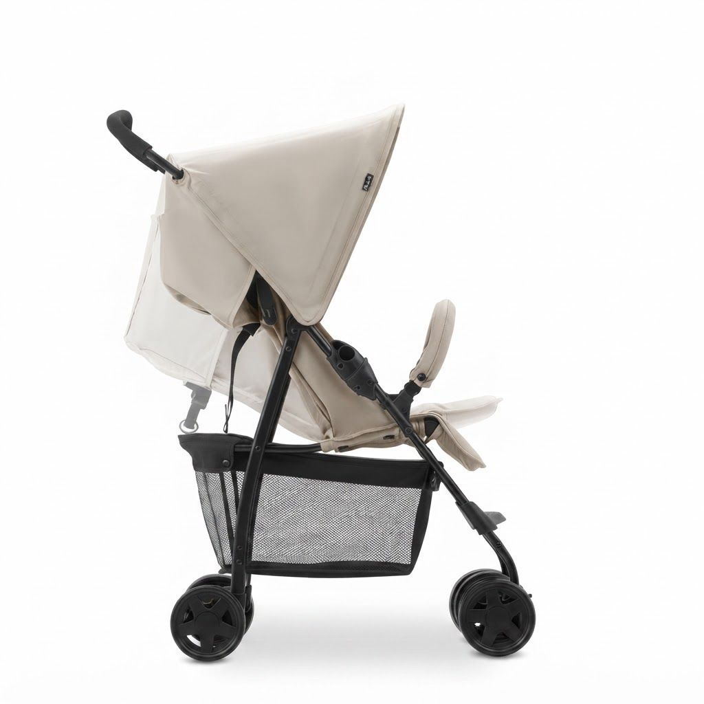 Hauck Sport Travel Buggy Lightweight Foldable Stroller, 5.9kg, Adjustable Reclining Seat, Perfect Choice for Vacations Tango/Caviar