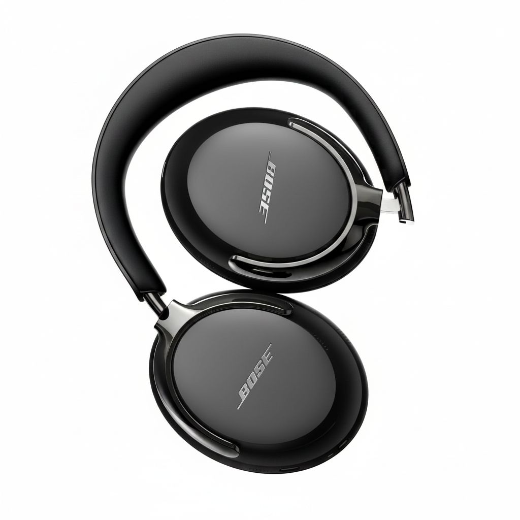 Bose QuietComfort Ultra Wireless Over-Ear Headphones (2nd Gen), Premium Noise Cancelling, Immersive Audio, Bluetooth - Black