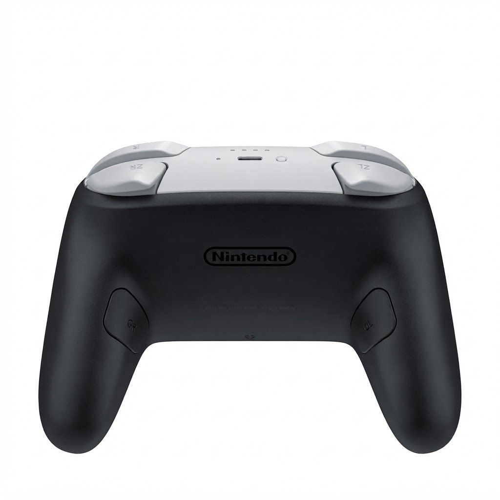 Nintendo Switch 2 Pro Controller, Wireless Bluetooth Gamepad, HD Rumble 2, Motion Controls, GameChat C Button & amiibo Support | 45496321475