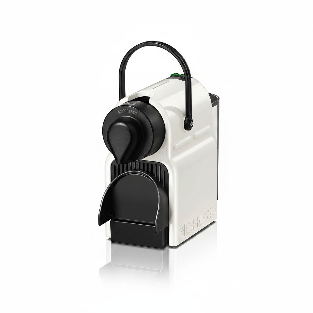 Nespresso Inissia Espresso Coffee Machine, 19-Bar Pressure, Fast Heat-Up, Compact Capsule Maker - White | GNN133MCL00206
