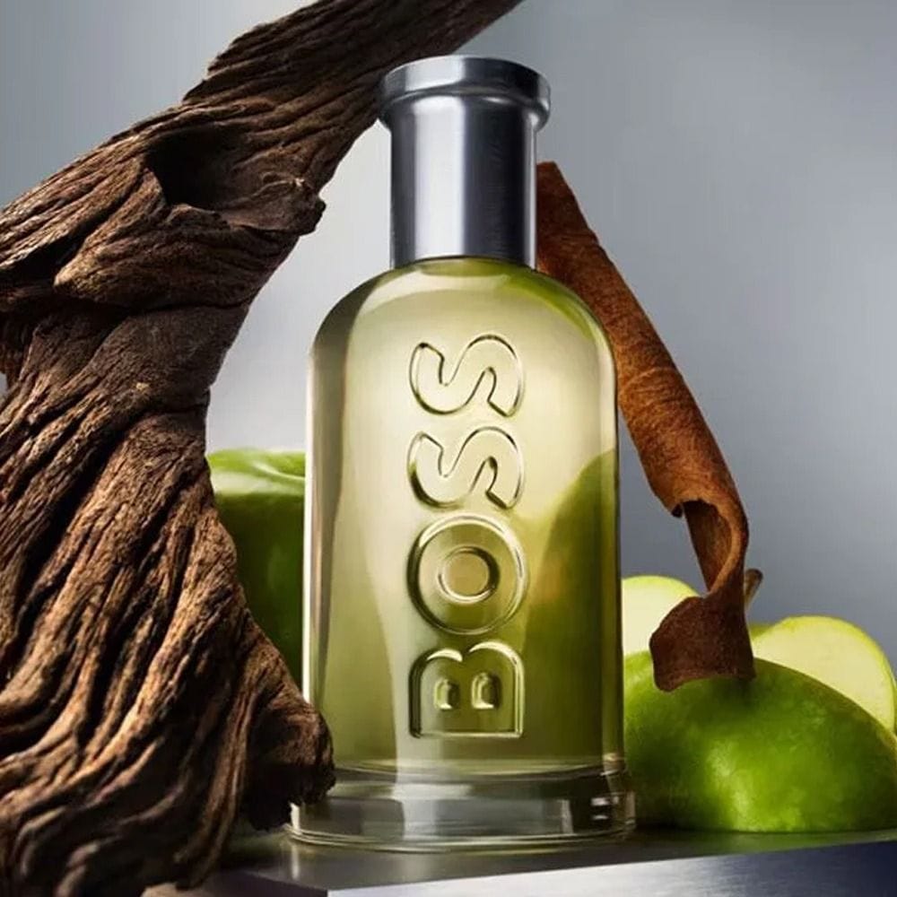 Hugo Boss Bottled Eau de Toilette for Men, Woody Spicy Fragrance with Apple, Cinnamon, Sandalwood & Vetiver - 100ml