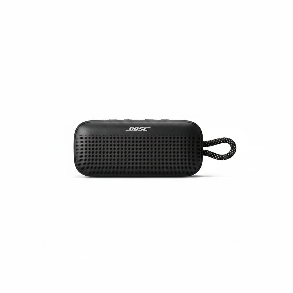 Bose SoundLink Plus Portable Bluetooth Speaker, Compact & Powerful Sound, Waterproof & Dustproof, Long Battery Life - Black