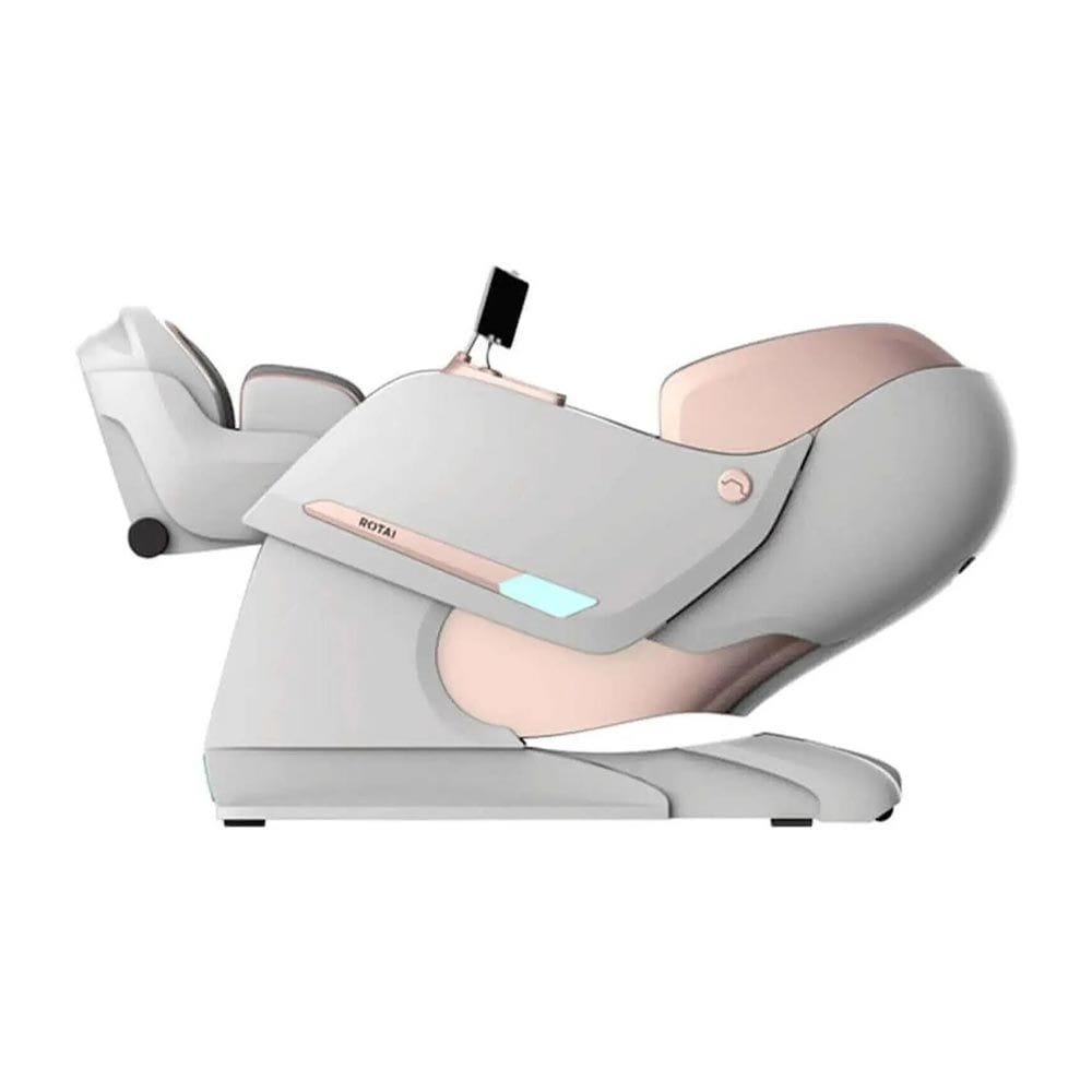 كرسي مساج روتاي Baymax Disney مع وضعية انعدام الجاذبية، تدليك شياتسو للجسم بالكامل، علاج حراري، ضغط هوائي، وبكرات تدليك للقدم - أبيض - RT8630