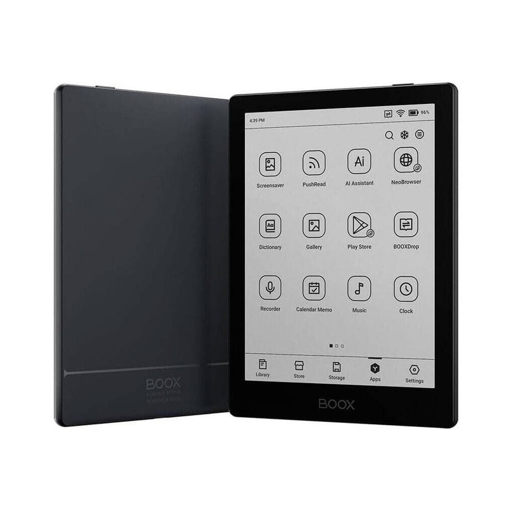 BOOX Go 6 E-Reader, 6" Carta 1300 HD Screen, Octa-core Processor, 2GB RAM, 32GB Storage, Android 11 OS, Adjustable Front Light, Multiple Format Support, Black | Go 6