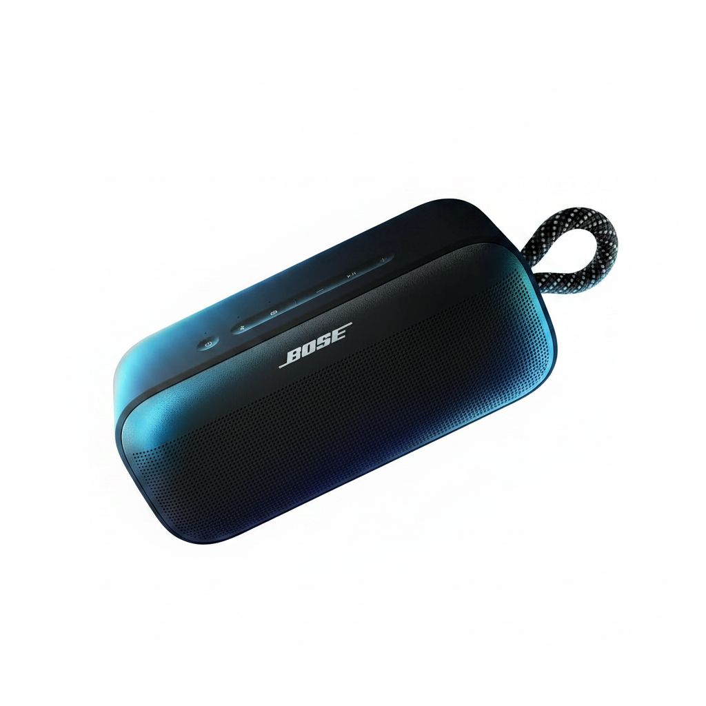 Bose SoundLink Plus Portable Bluetooth Speaker, Compact & Powerful Sound, Waterproof & Dustproof, Long Battery Life - Black