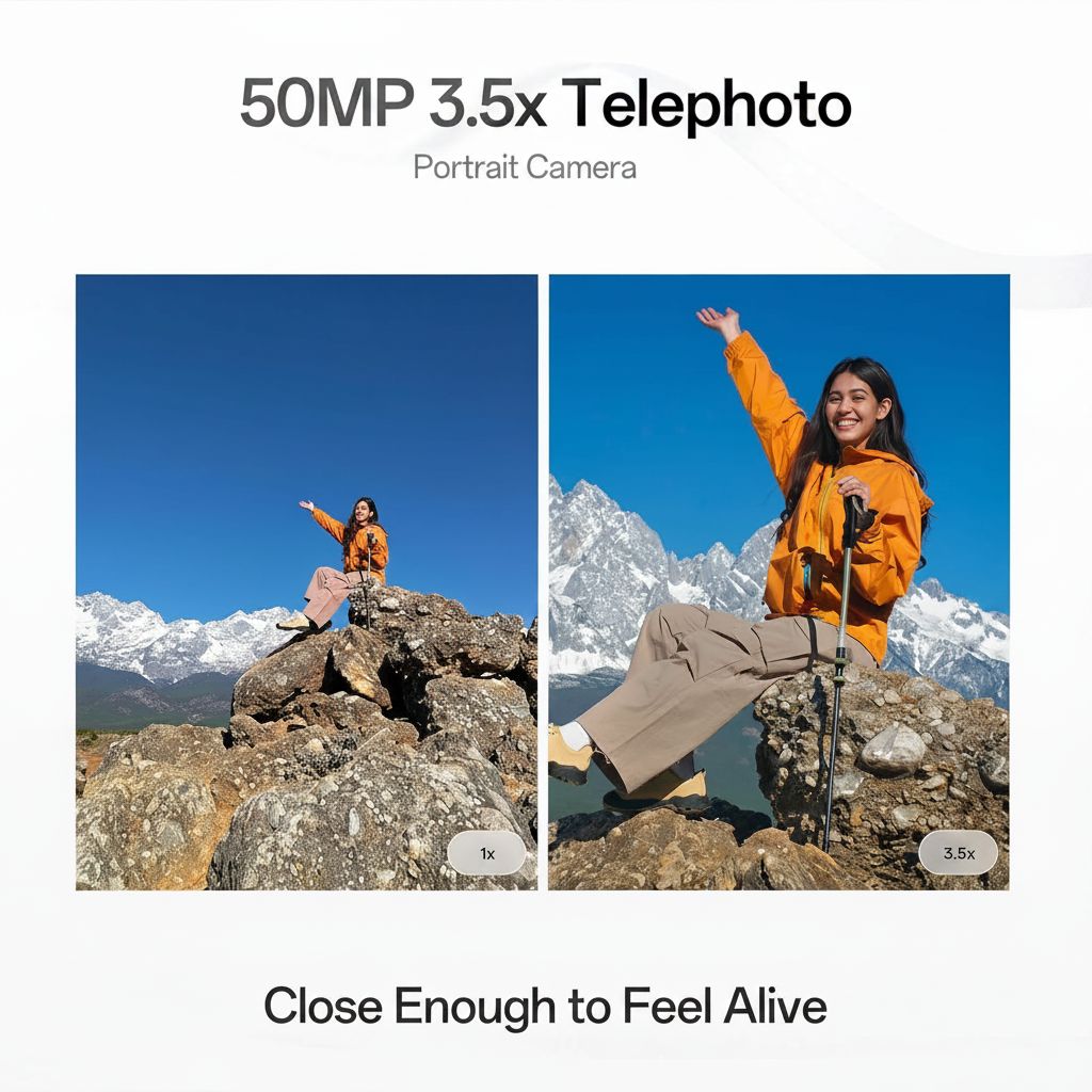 Oppo RENO15 5G Smartphone CPH2825 12GB RAM 512GB Storage, 6.59 Inch AMOLED Display, 6500 Battery - Aurora White 