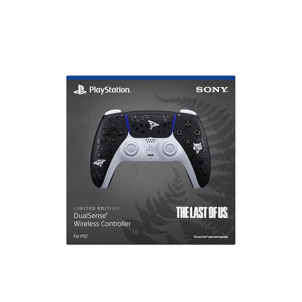 Sony DualSense The Last of Us Limited Edition Wireless PS5 Controller, Haptic Feedback, Adaptive Triggers, Bluetooth | Black/White - 711719024835