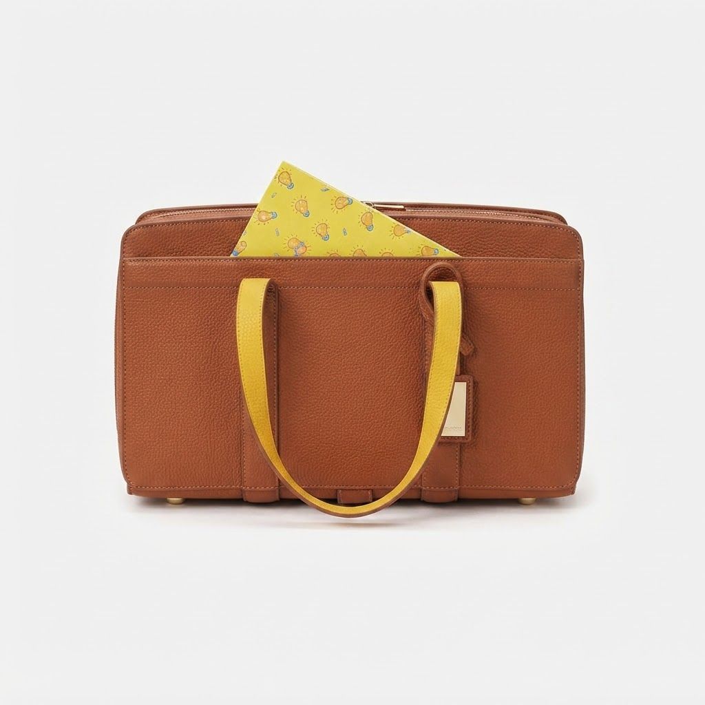 Mokobara The Celeste Tote Bag for Women, Premium Vegan Leather Handbag, Fits 14-Inch Laptop