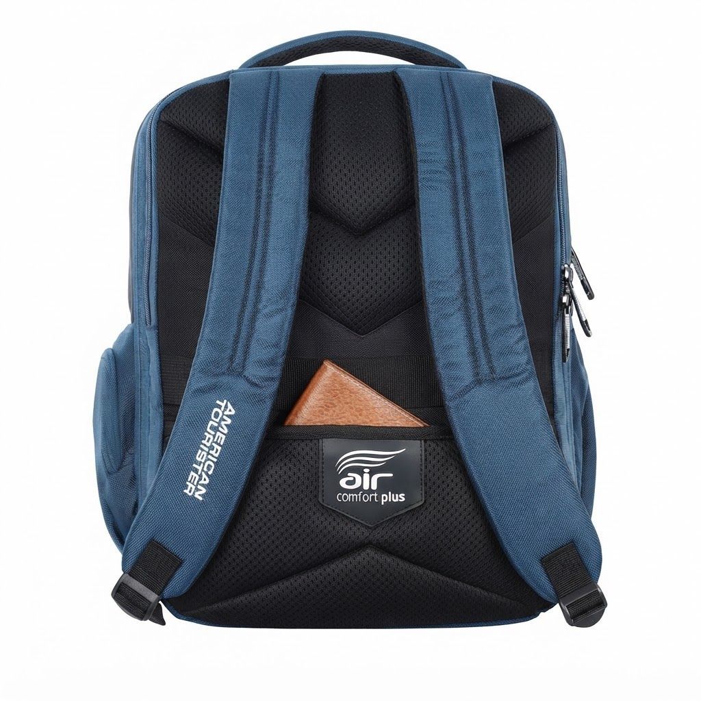 american tourister navy blue laptop backpack medium Brett 4.0 | 31 Ltrs | 3 Compartments | Bottle Pocket | Ergonomic Padded Back Panel & Shoulder Straps | | 1 Year International Warranty From ONeill ONeill Backpack 28L Volume 600D Polyester Two large compartments Ergonomic backpanel and shoulder straps Laptop sleeve with accessory organization Water bottle pockets 100% Polyester SacVoyage Laptop Backpack 15.6" Dark
