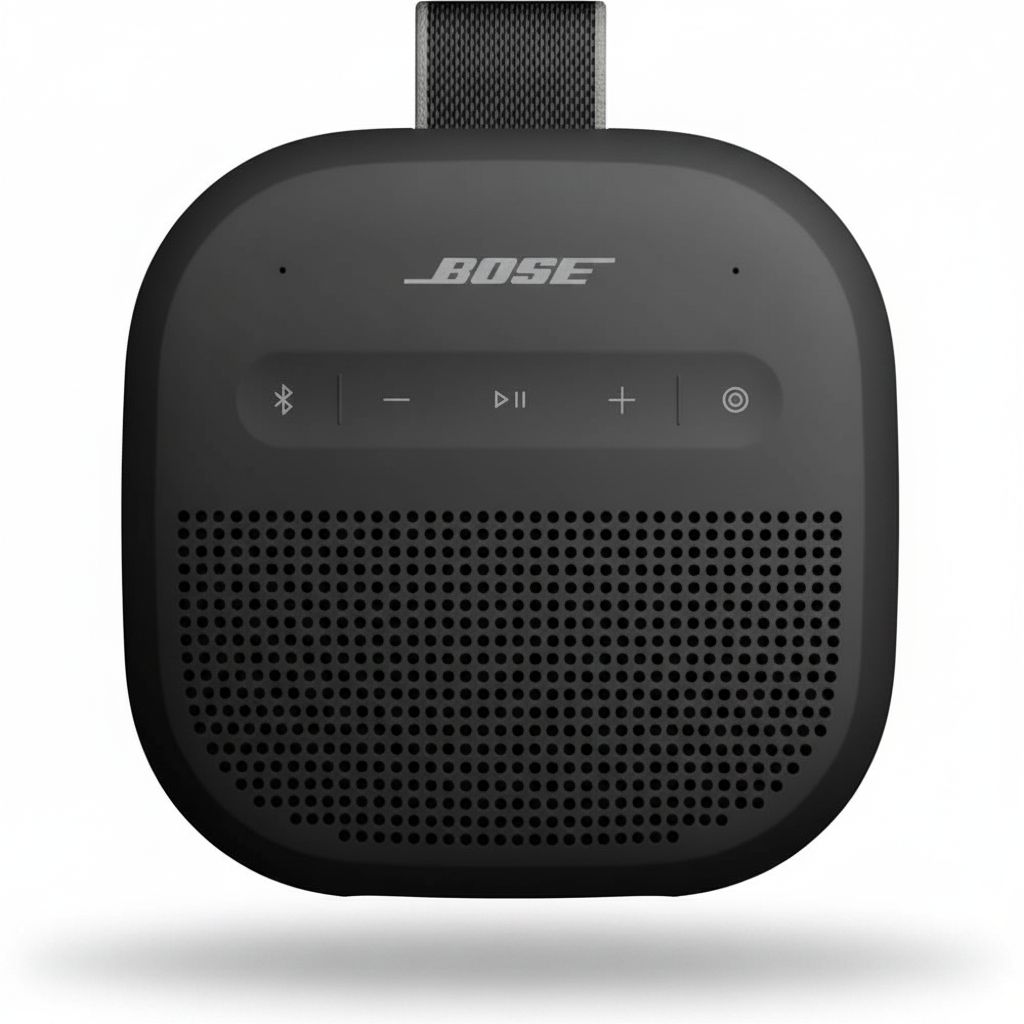 Bose SoundLink Micro Portable Bluetooth Speaker (2nd Gen), Waterproof, Ultra-Portable, Powerful Sound, 12-Hour Battery Life - Black