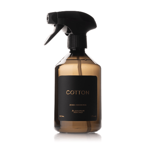 Al Ghurair Cotton Home Fragrance, Premium Musk, Floral & Gardenia Air Freshener, Long-Lasting Luxury Home Scent - 500ml 