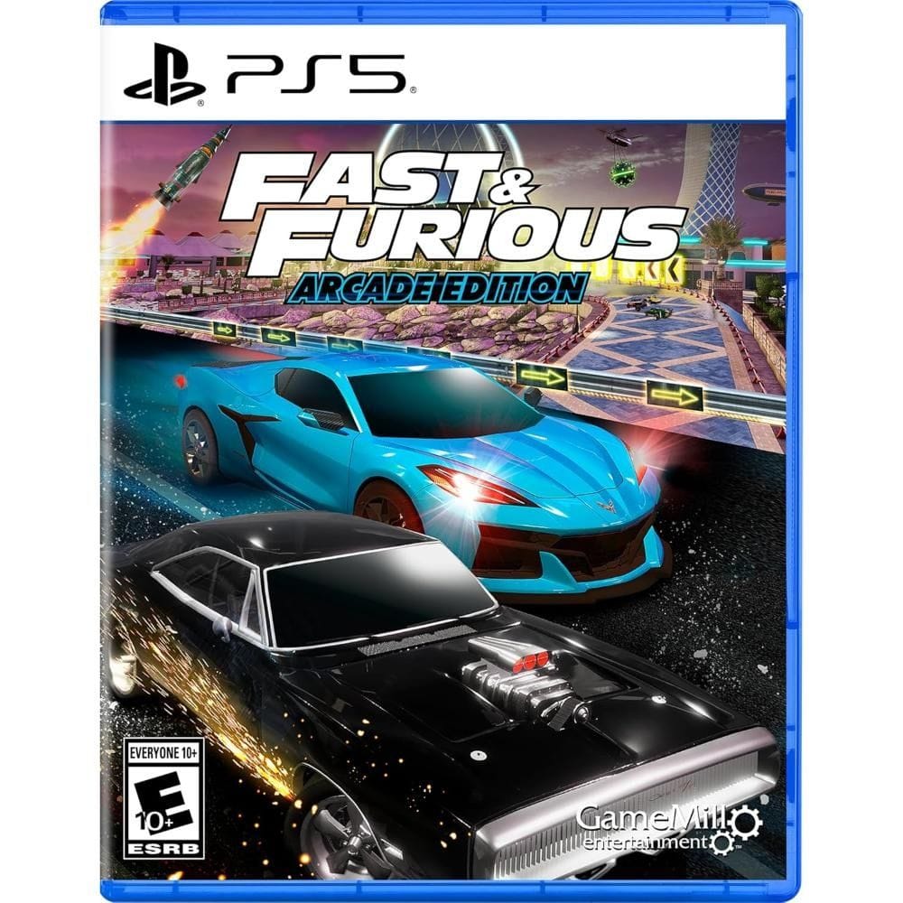 Fast & Furious Arcade Edition for Sony PlayStation 5 (PS5) - High-Speed Arcade Racing Game, Licensed Supercars