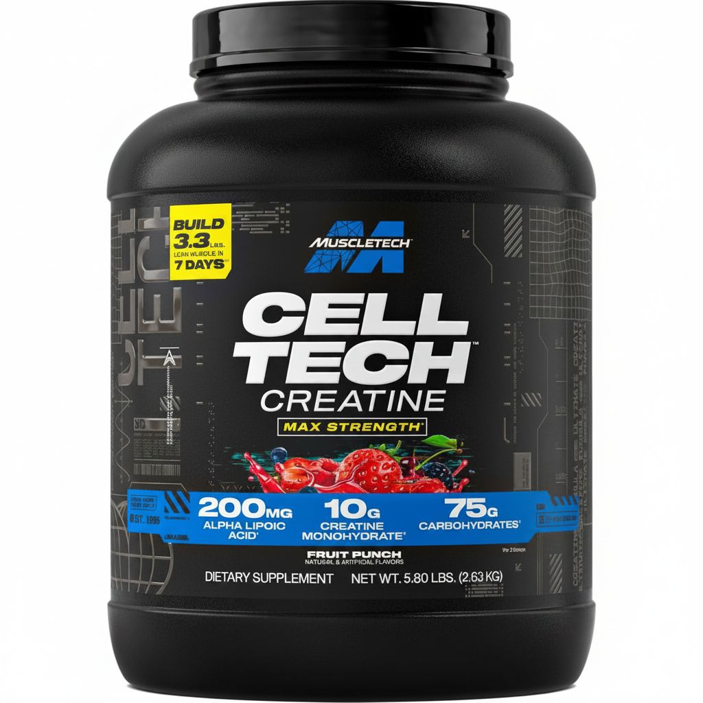 MuscleTech Cell-Tech Creatine Powder - Post Workout Recovery Drink (2630g)