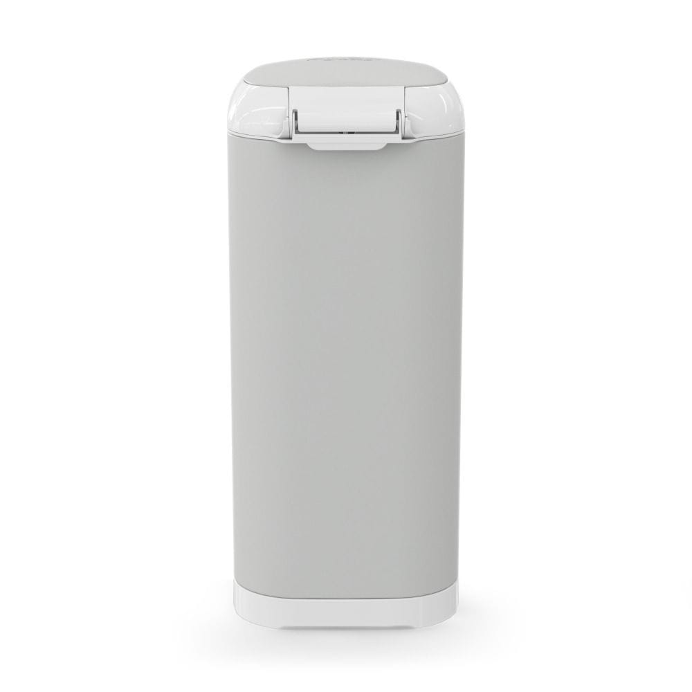 Diaper Genie Select Pail Baby Nappy Trash Bin 20L, Odor Lock Technology, Stainless Steel Design, Hands-Free Step Pedal - Gray