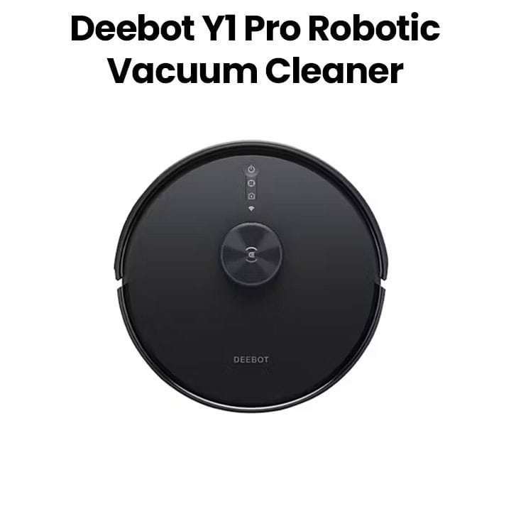 Ecovacs Y1 Pro Robotic Vacuum Cleaner - Black | DLX34