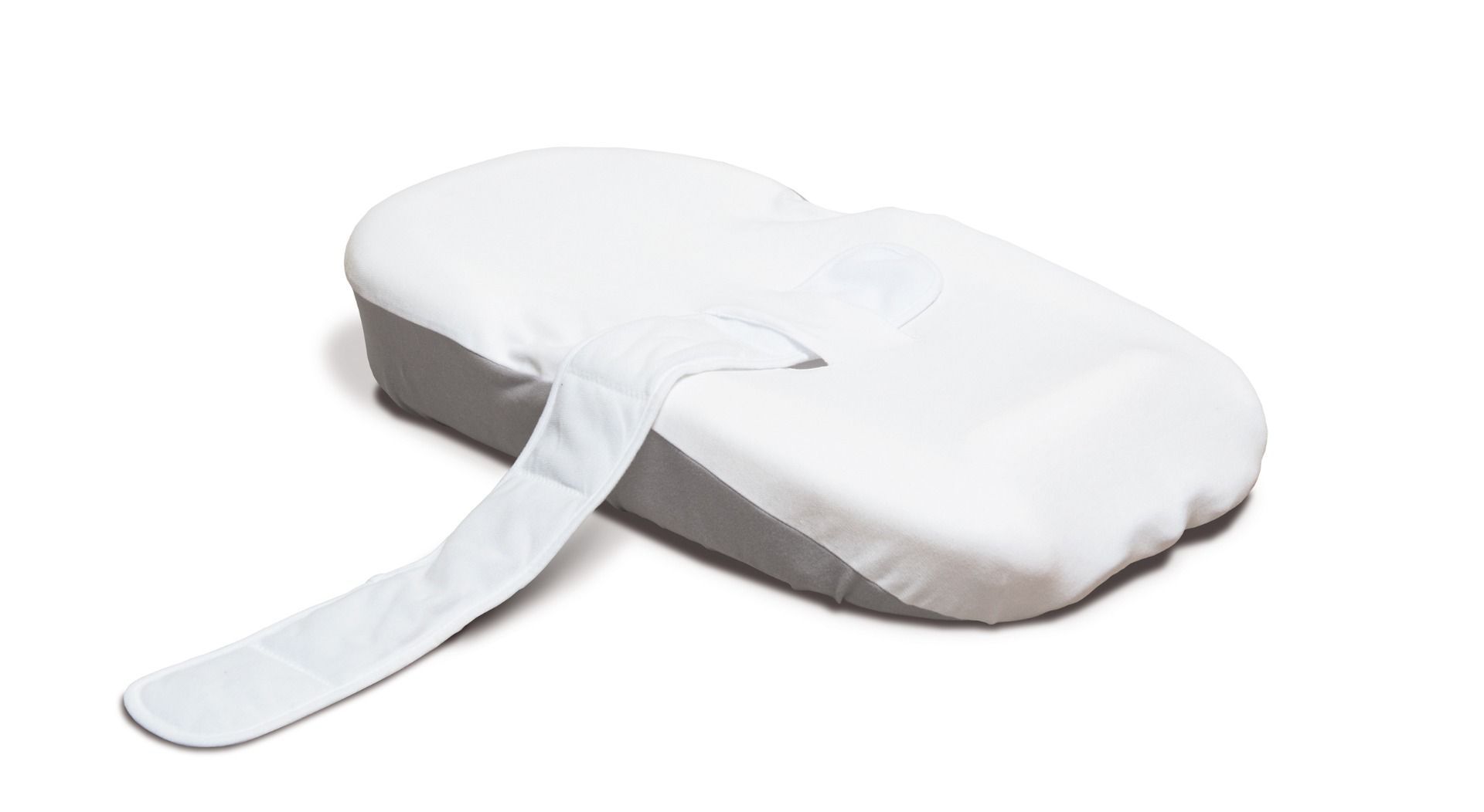 Doomoo Basics Supreme Sleep Plus Cover, Soft Organic Cotton, Easy To Use And Washable, Fitted Sheet For Supreme Sleep Plus, Soft On Baby's Skin - White