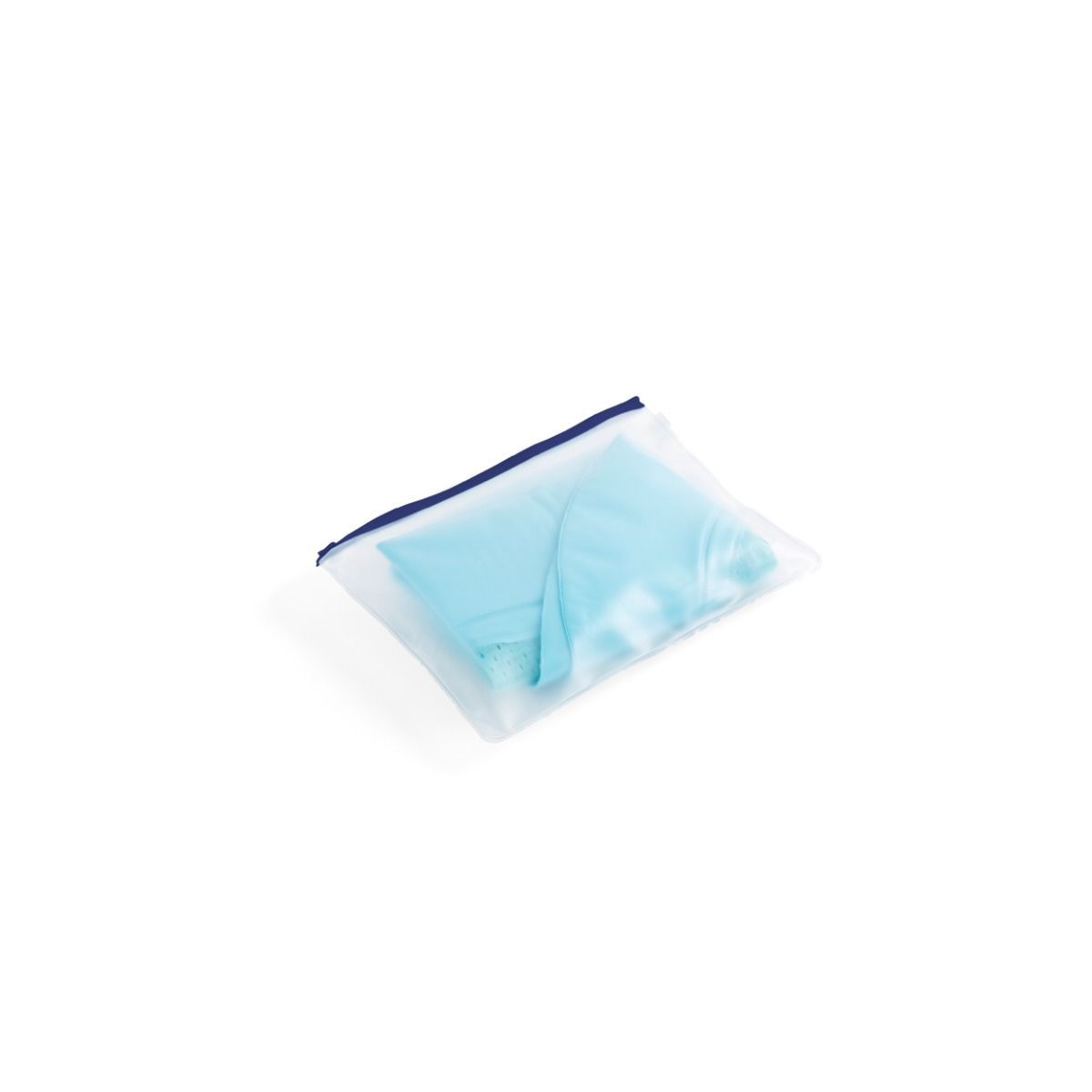Doomoo Basics Inflatable Bath Mattress, Comfort And Safety, Easy To Use, Portability, Quick Drying, Space-saving - Blue