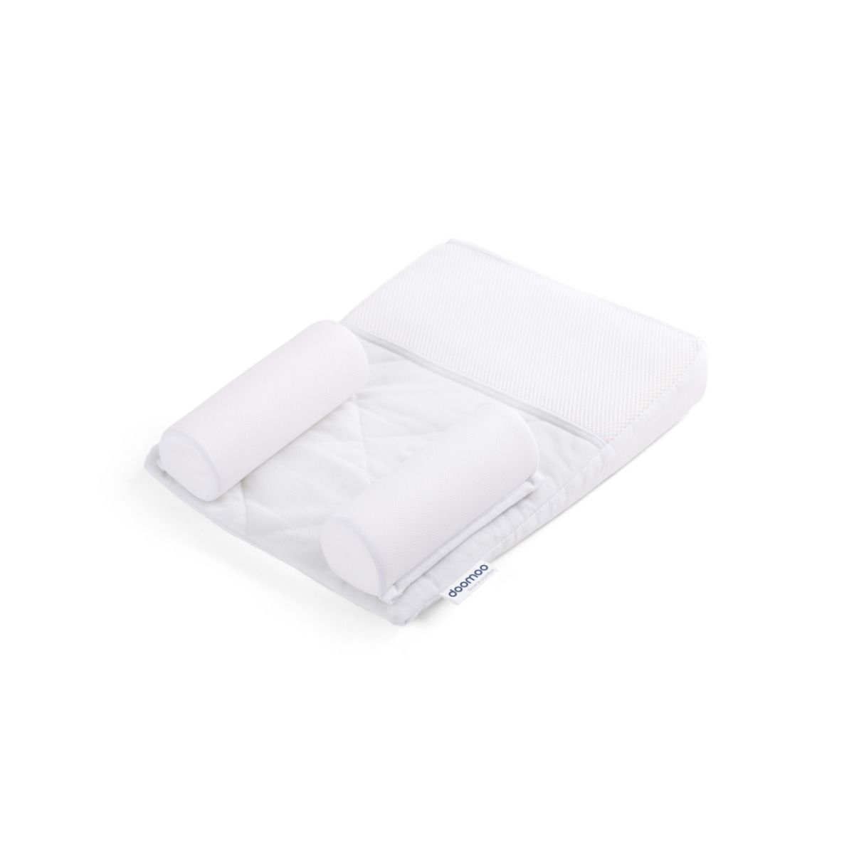 Doomoo Basics Supreme Sleep Small, Perfect Ventilation, Optimal Comfort, Provides Good Support, Prevents The Risk Of Flat Head - White